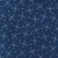 Moda Starlight Gatherings Nine Patch Royal Fabric 49161 15