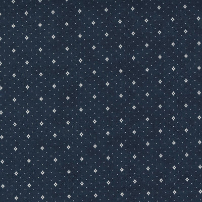 Moda Starlight Gatherings Diamond Dot Indigo Fabric 49162 11