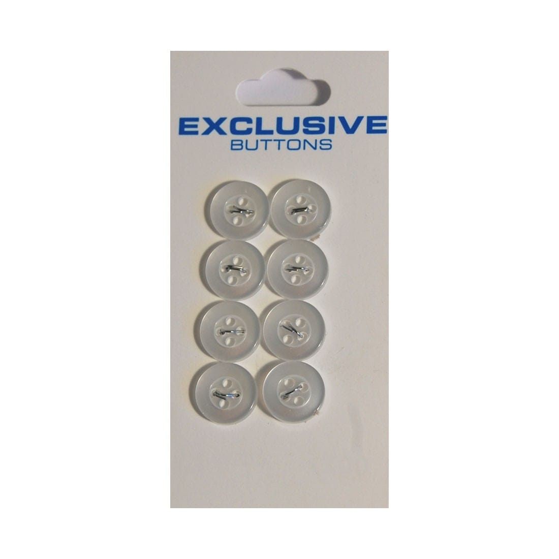 Module Buttons Module Carded Buttons: Code B: Size 11mm: Pack of 8 - The Sewing Studio