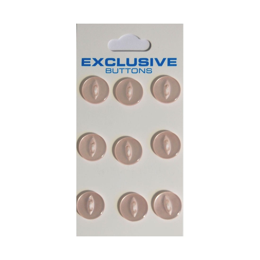 Module Buttons Module Carded Buttons: Code B: Size 11mm: Pack of 9 - The Sewing Studio