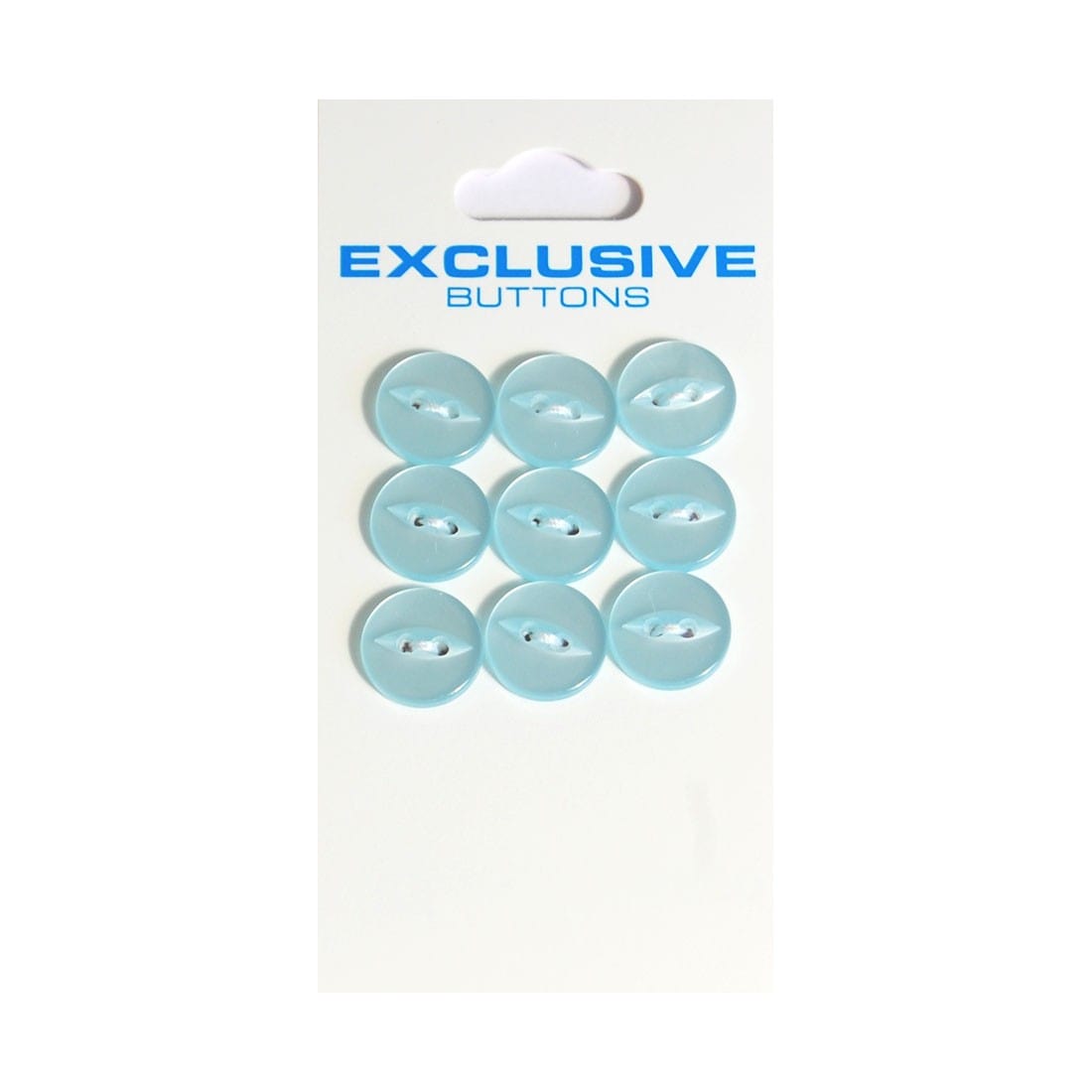 Module Buttons Module Carded Buttons: Code B: Size 11mm: Pack of 9 - The Sewing Studio