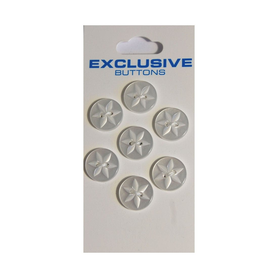 Module Buttons Module Carded Buttons: Code B: Size 12mm: Pack of 7 - The Sewing Studio