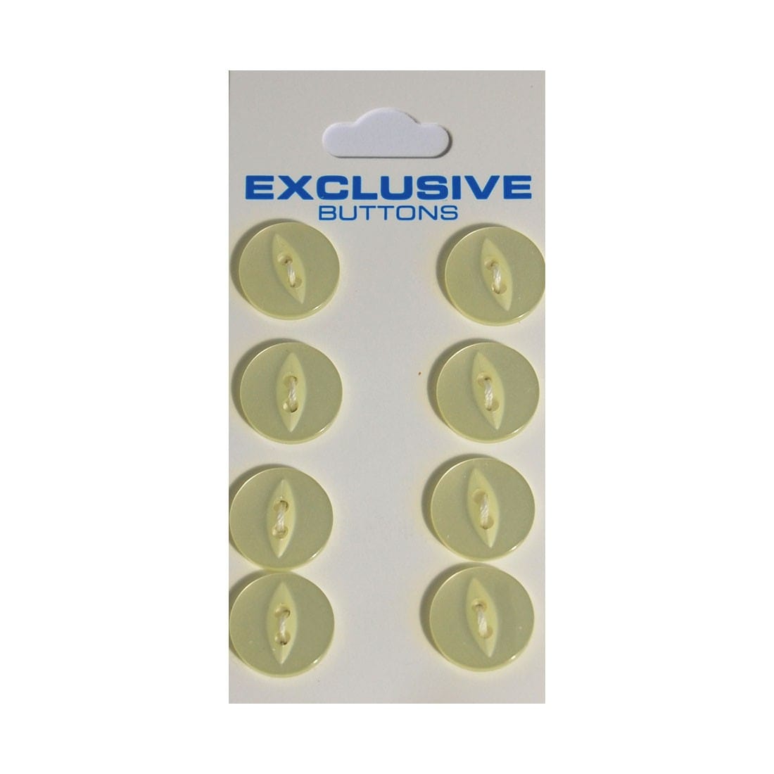 Module Buttons Module Carded Buttons: Code B: Size 14mm: Pack of 8 - The Sewing Studio