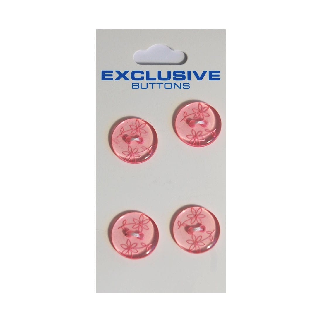 Module Buttons Module Carded Buttons: Code B: Size 15mm: Pack of 4 - The Sewing Studio
