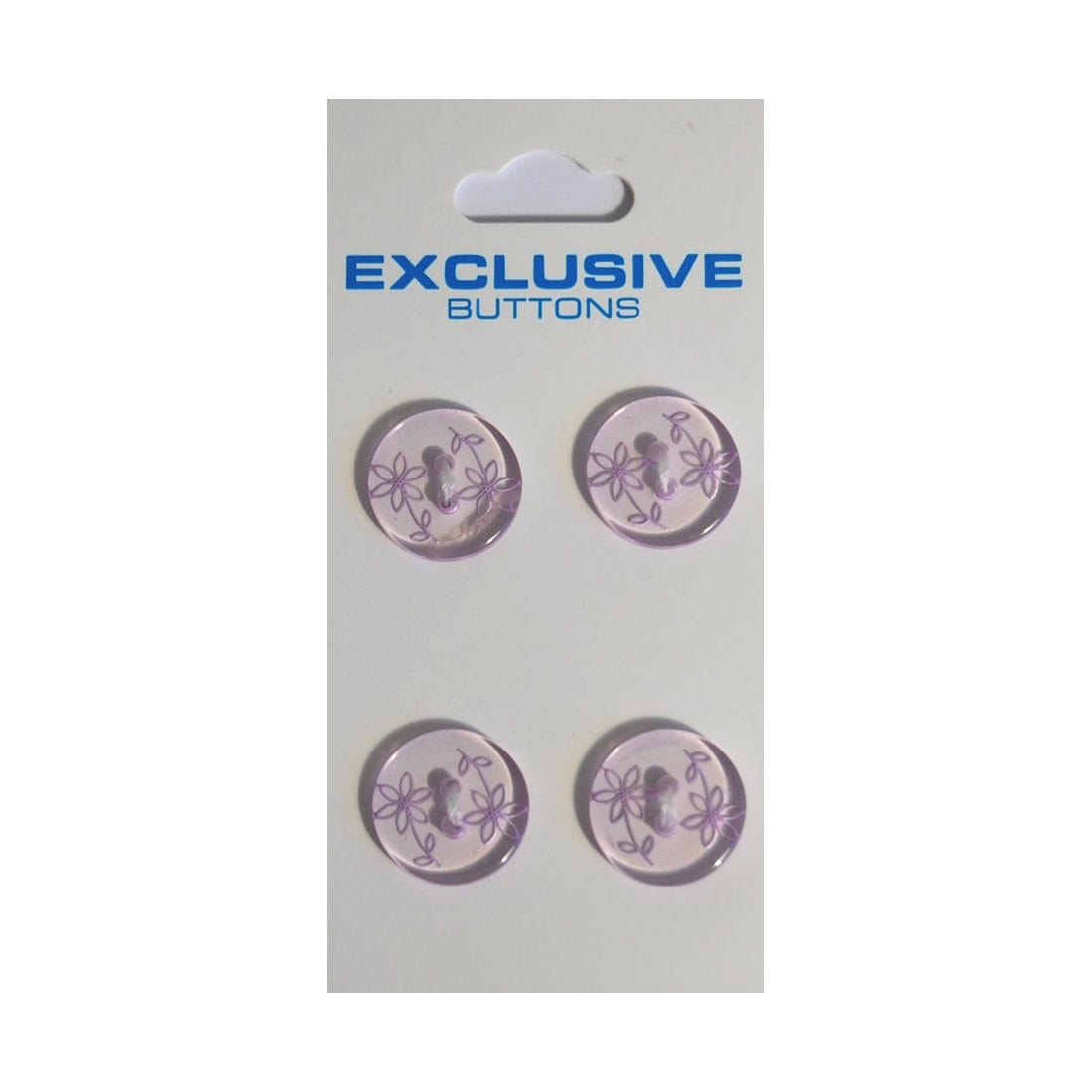 Module Buttons Module Carded Buttons: Code B: Size 15mm: Pack of 4 - The Sewing Studio
