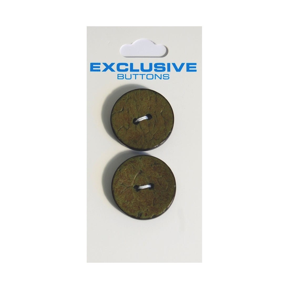 Module Buttons Module Carded Buttons: Code B: Size 22mm: Pack of 2 - The Sewing Studio