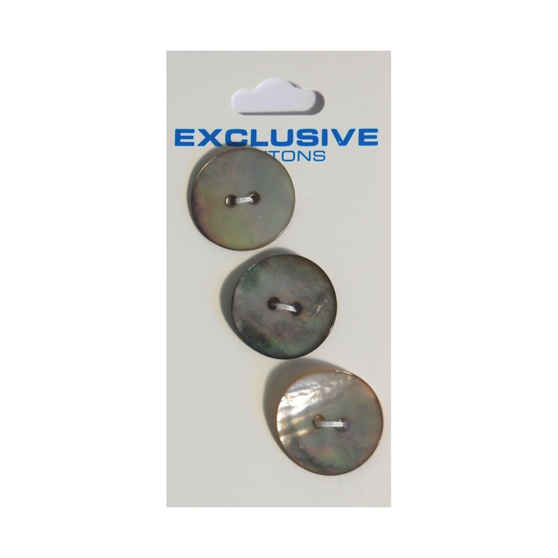 Module Buttons Module Carded Buttons: Code C: Size 20mm: Pack of 3 - The Sewing Studio