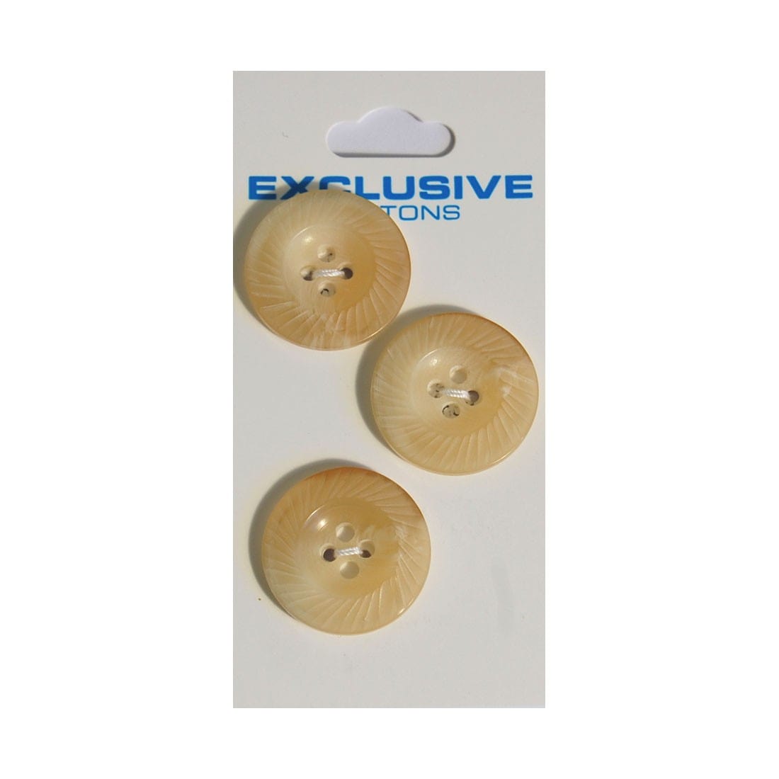 Module Buttons Module Carded Buttons: Code C: Size 22mm: Pack of 3 - The Sewing Studio