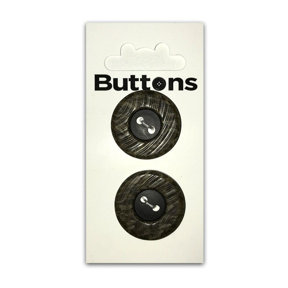 Module Buttons Module Carded Buttons: Code C: Size 25mm: Pack of 2 - The Sewing Studio