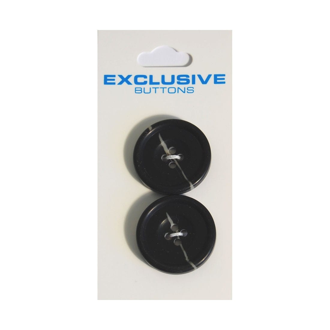 Module Buttons Module Carded Buttons: Code D: Size 22mm: Pack of 2 - The Sewing Studio