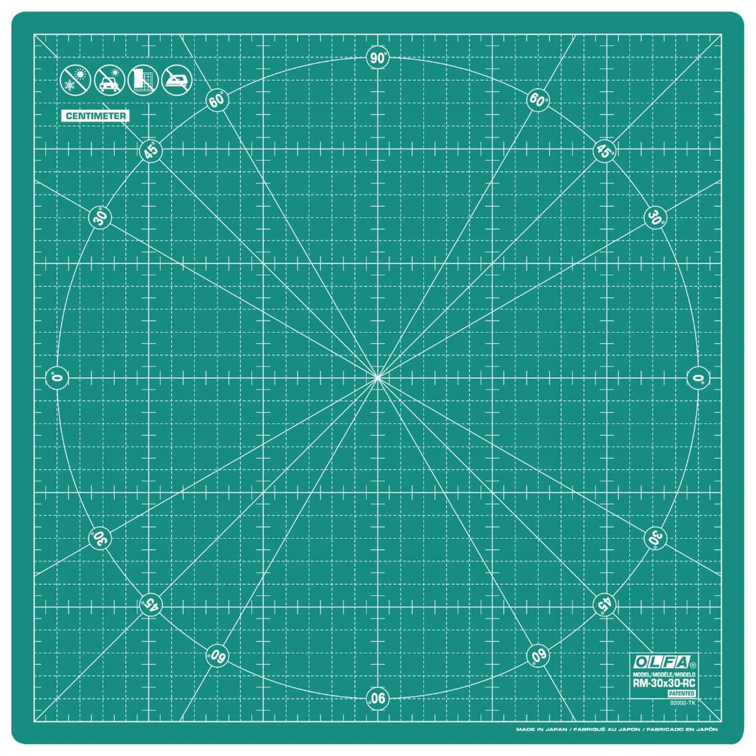 Olfa Cutting Mats Olfa Rotating Cutting Mat: 30x30cm  - The Sewing Studio