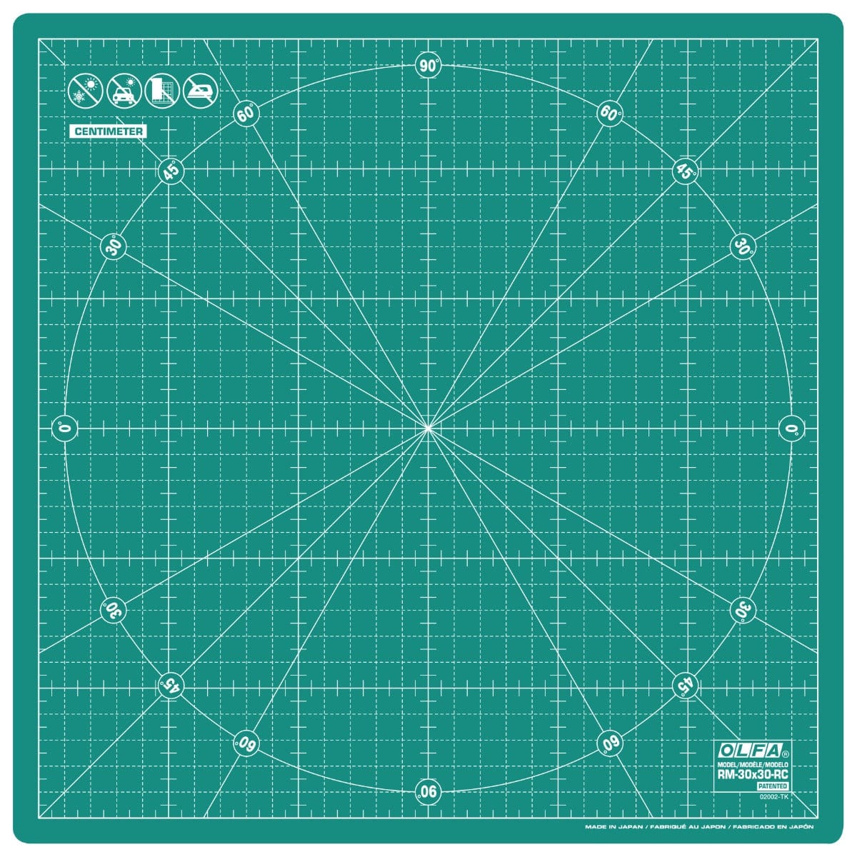 Olfa Cutting Mats Olfa Rotating Cutting Mat: 30x30cm  - The Sewing Studio