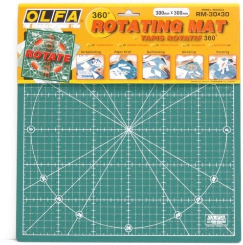 Olfa Cutting Mats Olfa Rotating Cutting Mat: 30x30cm  - The Sewing Studio