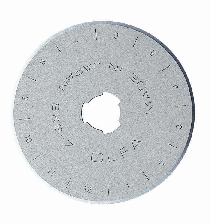 Olfa Rotary Cutters 45mm Olfa replacement rotary cutter blades: 10 Pack - The Sewing Studio