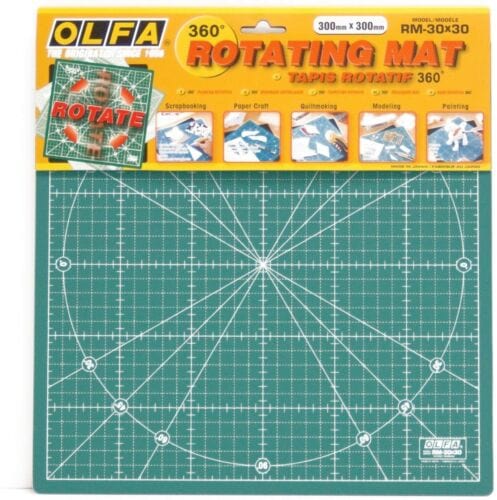 Olfa Rotating Cutting Mat: 12 x 12 in / 30x30cm