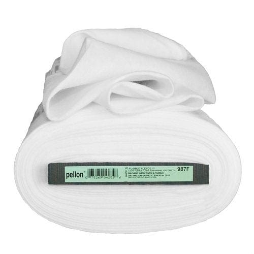 Pellon Fabric Wadding Fusible Fleece Wadding 100% Polyester 45 Inch Wide - The Sewing Studio
