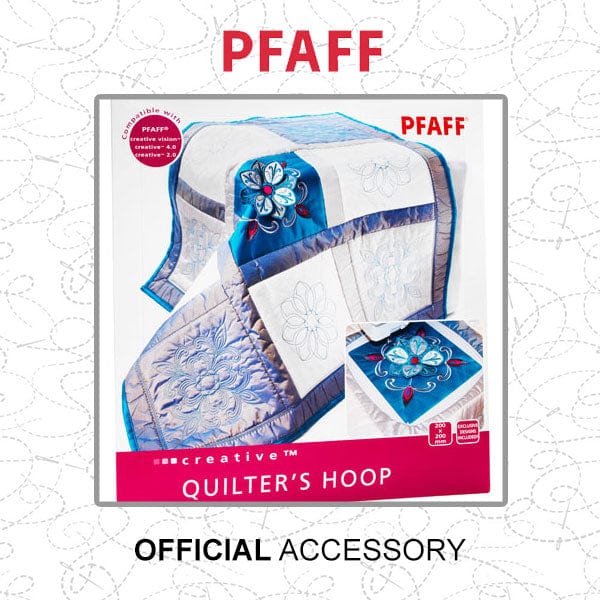 Pfaff Sewing Machine Accessories Pfaff Creative Quilters Hoop 200X200Mm 820940096 - The Sewing Studio