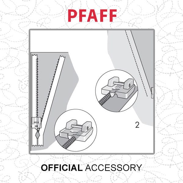Pfaff Sewing Machine Accessories Pfaff Invisible Zipper Foot 820474096 - The Sewing Studio