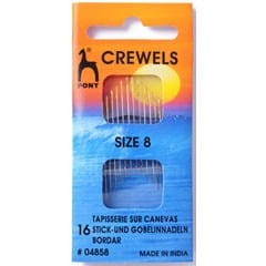 Pony Needles Hand Sewing Needles: Crewels (embroidery): Gold Eye: Size 8 - The Sewing Studio