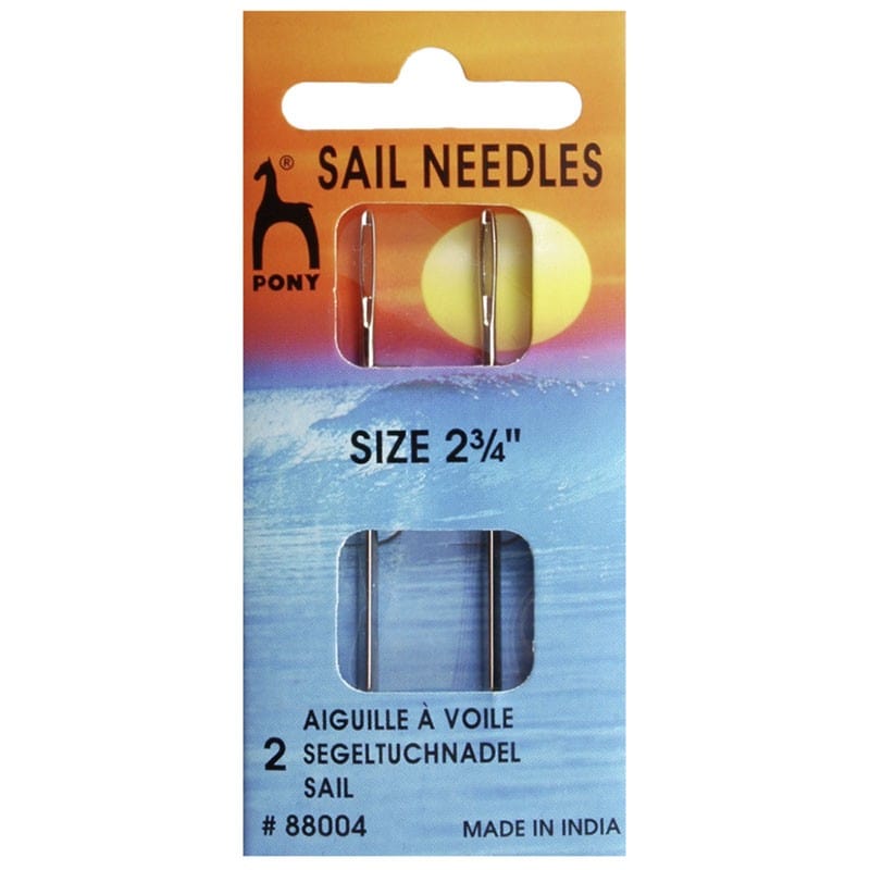 Pony Needles Hand Sewing needles: Sail Needles 2.75 Inch - The Sewing Studio