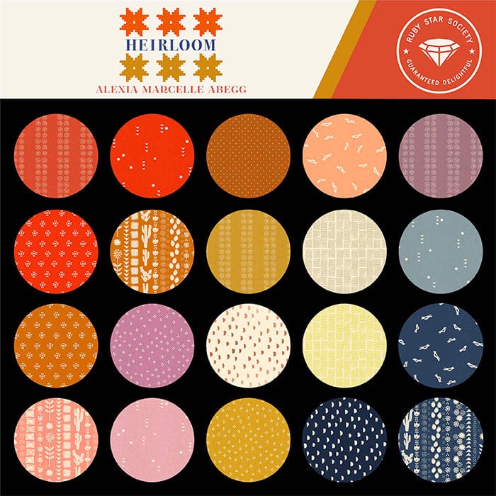 Ruby Star Society Fabric Pre Cuts Ruby Star Heirloom Fat Quarter Bundle - The Sewing Studio