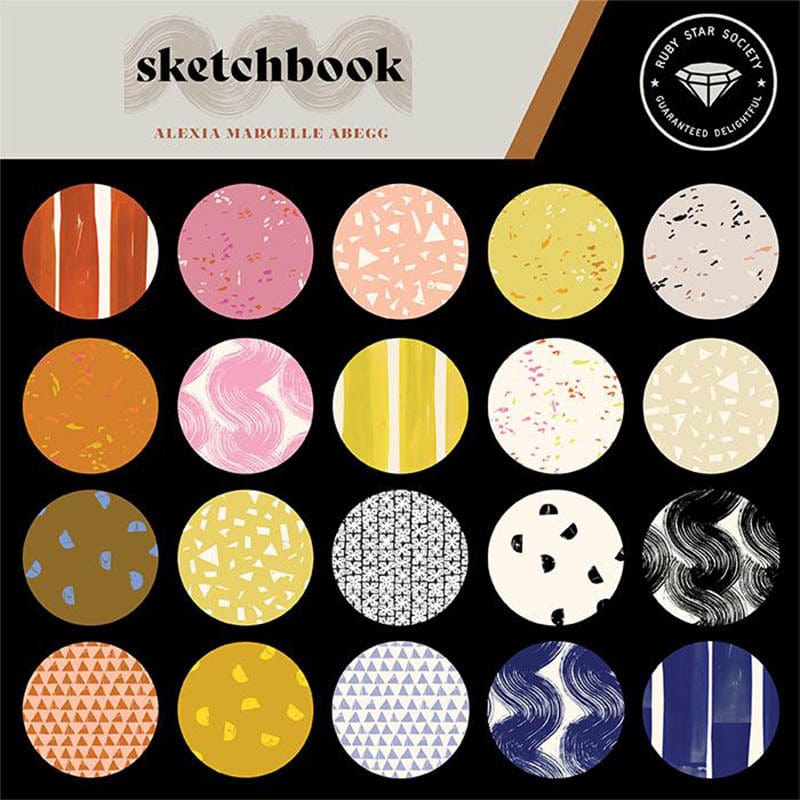 Ruby Star Society Fabric Pre Cuts Ruby Star Society Sketchbook Layer Cake RS4070LC - The Sewing Studio