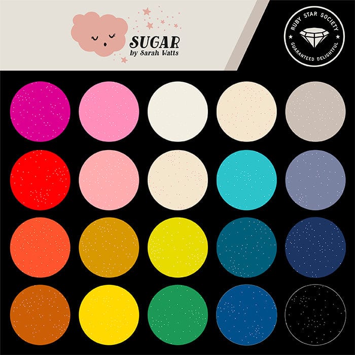 Sugar Ruby - Sarah Watts - PER QUARTER METRE Sugar Ruby - Sarah Watts - PER QUARTER METRE