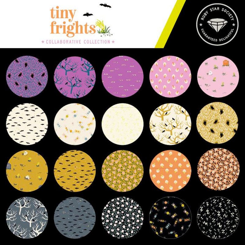 Ruby Star Society Fabric Pre Cuts Ruby Star Tiny Frights Jelly Roll RS5115JR - The Sewing Studio