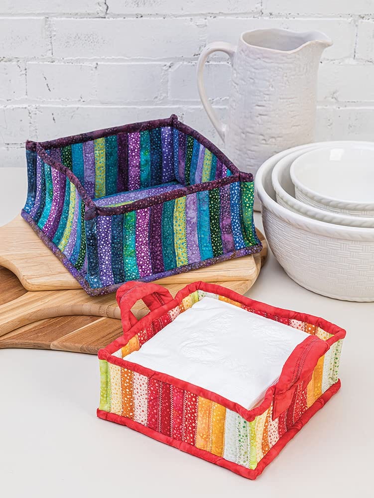 Search Press Books Jelly Roll Baskets and Bags Book - The Sewing Studio