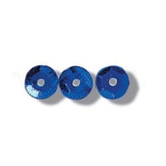 Sequins: Cup: 5mm: Royal Blue: Pack of 500