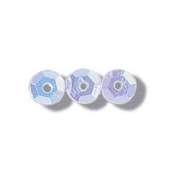 Sequins: Cup: 5mm: White Iris: Pack of 400