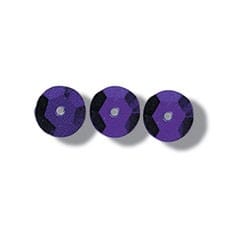Sequins: Cup: 5mm: Purple: Pack of 500