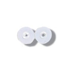 Sequins: Flat: 6mm: White Iris: Pack of 400