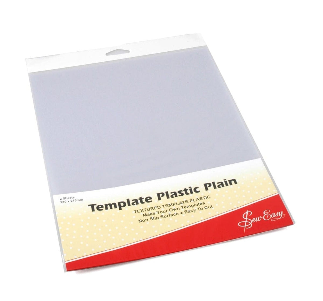 Sew Easy Quilting Accessories Template Plastic Plain 2 Sheets Per Pack - The Sewing Studio