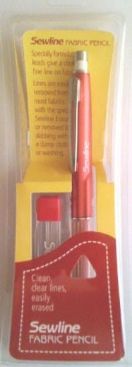 Sewline Pens Pencils Markers Sewline Fabric Pencil White - The Sewing Studio