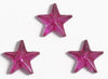 Acrylic Stones: Glue-On: Star: 6mm: Cerise: Pack of 35
