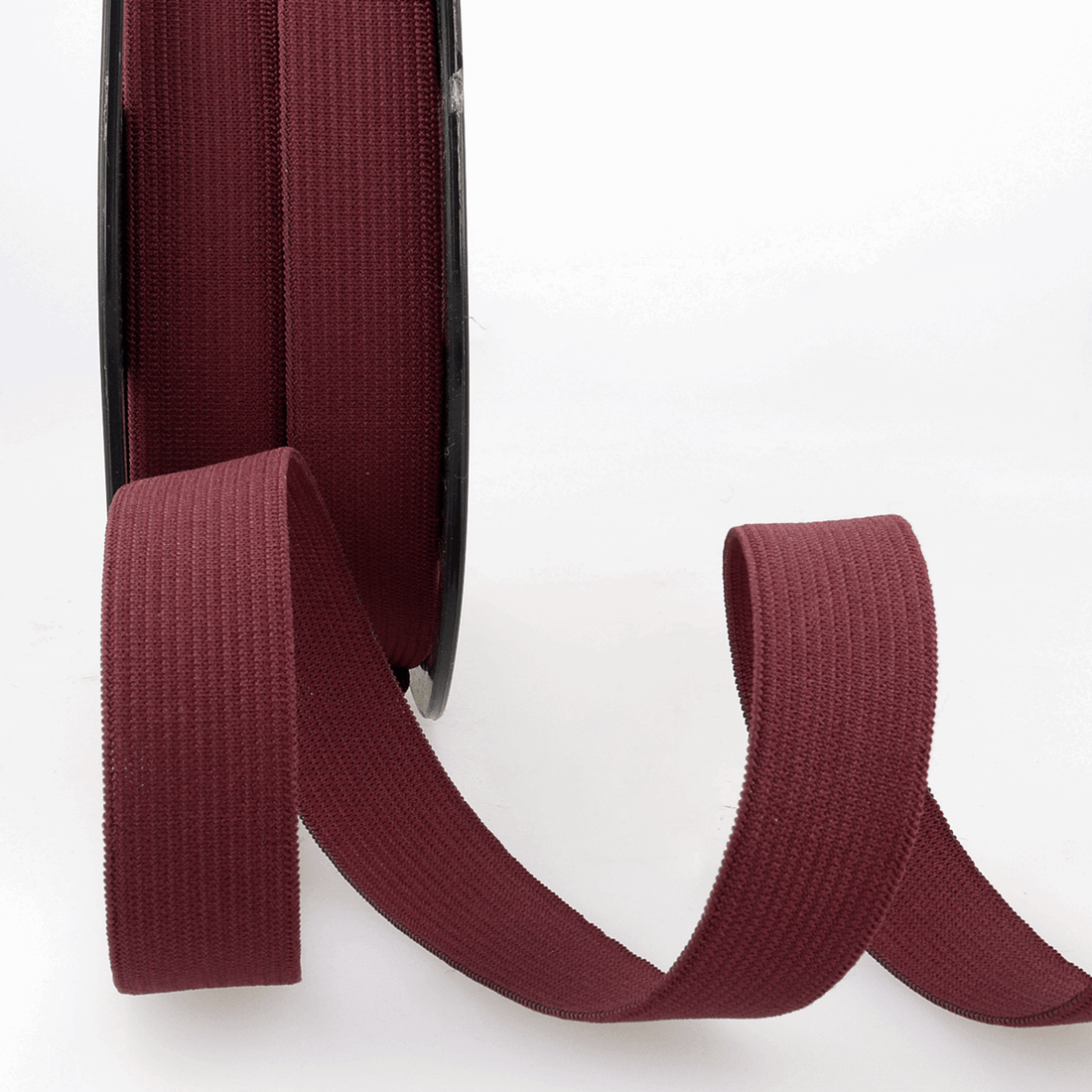 Stephanoise Elastic Elastic Burgundy 5mm Wide Price (Per Metre) - The Sewing Studio