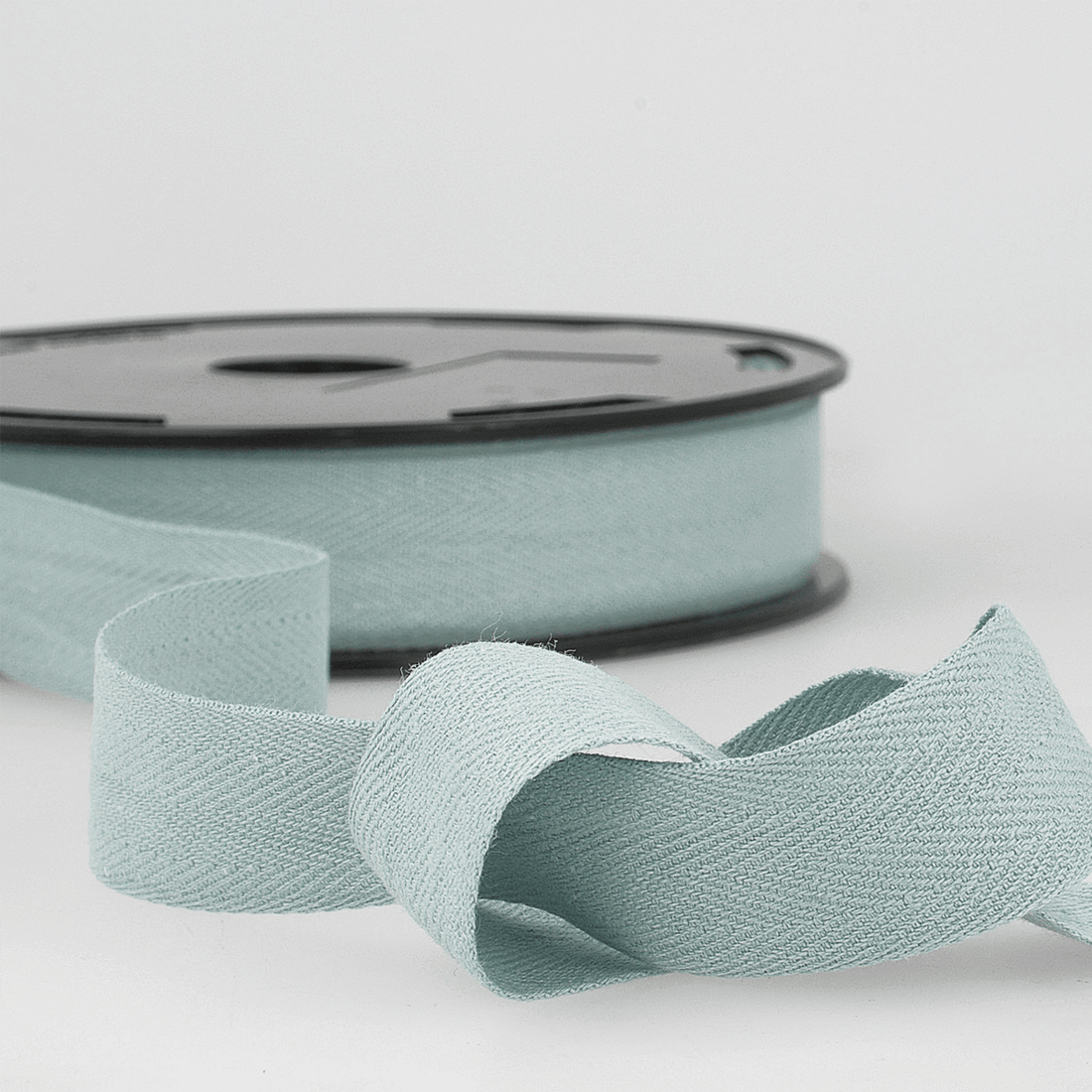 Stephanoise Tape Twill Tape Cotton 25mm: Wide Sky Blue Price Per Metre - The Sewing Studio