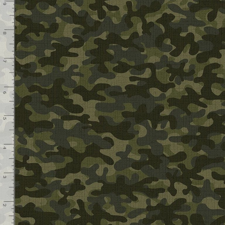 Timeless Treasures Fabric Timeless Treasures Fabric Camouflage Green - The Sewing Studio