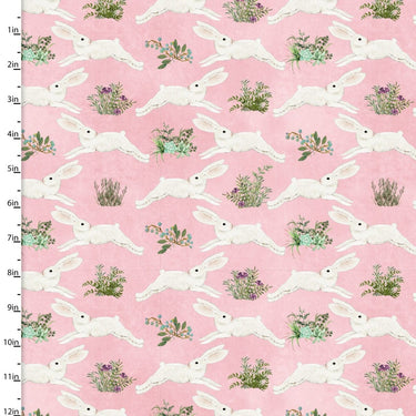 Touch of Spring Bunnies 18746 Pnk