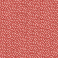 Makower Christmas Fabric Retro HoHo Tree Sprinkles Red A581R