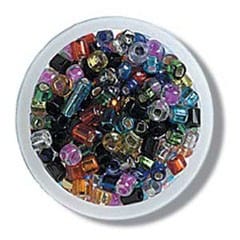Trimits Beads Sequins Accessories Beads: Rocailles: Multi-coloured: 8g in a pack - The Sewing Studio