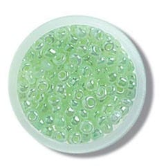 Trimits Beads Sequins Accessories Beads: Seed: Green: 8g in a pack  - The Sewing Studio