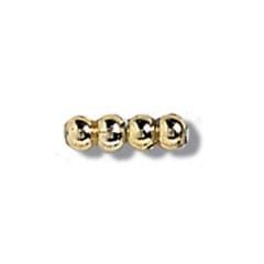 Trimits Beads Sequins Accessories Plated Beads: 3mm: Gold: 75 quantity - The Sewing Studio