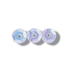 Trimits Beads Sequins Accessories Sequins: Cup: 5mm: White Iris: Pack of 400 - The Sewing Studio