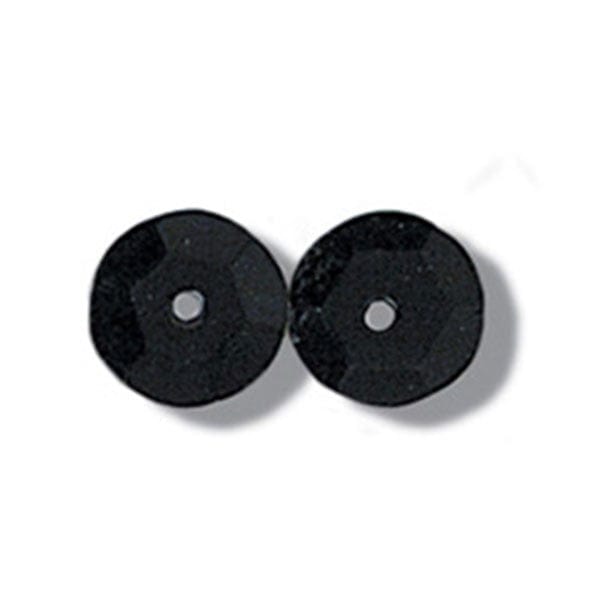 Trimits Beads Sequins Accessories Sequins: Cup: 8mm: Black - The Sewing Studio