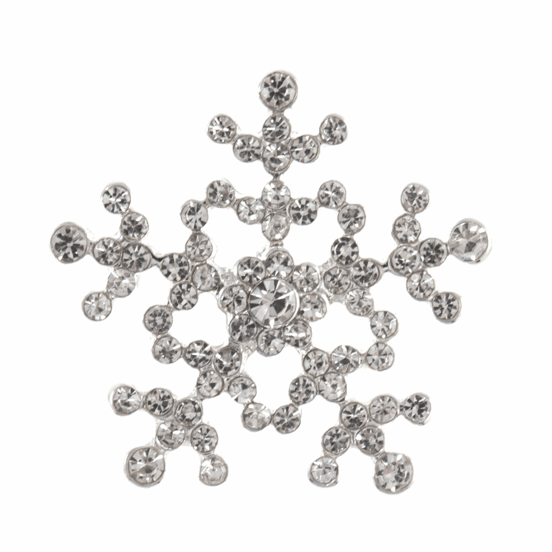 Trimits Buttons Christmas Button Diamante Snowflake - The Sewing Studio