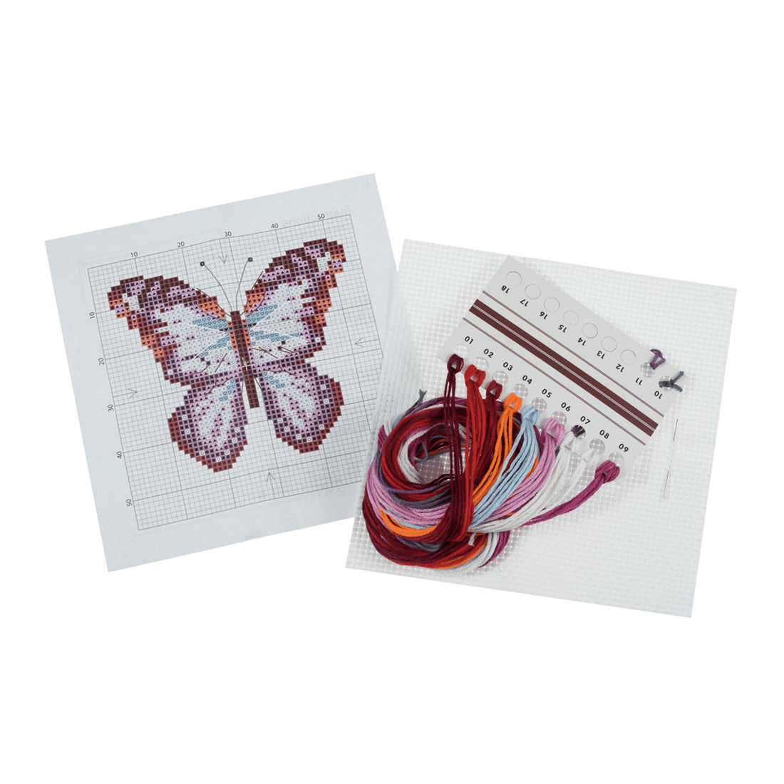Trimits Cross Stitch Kits Cross Stitch Kit Butterfly - The Sewing Studio