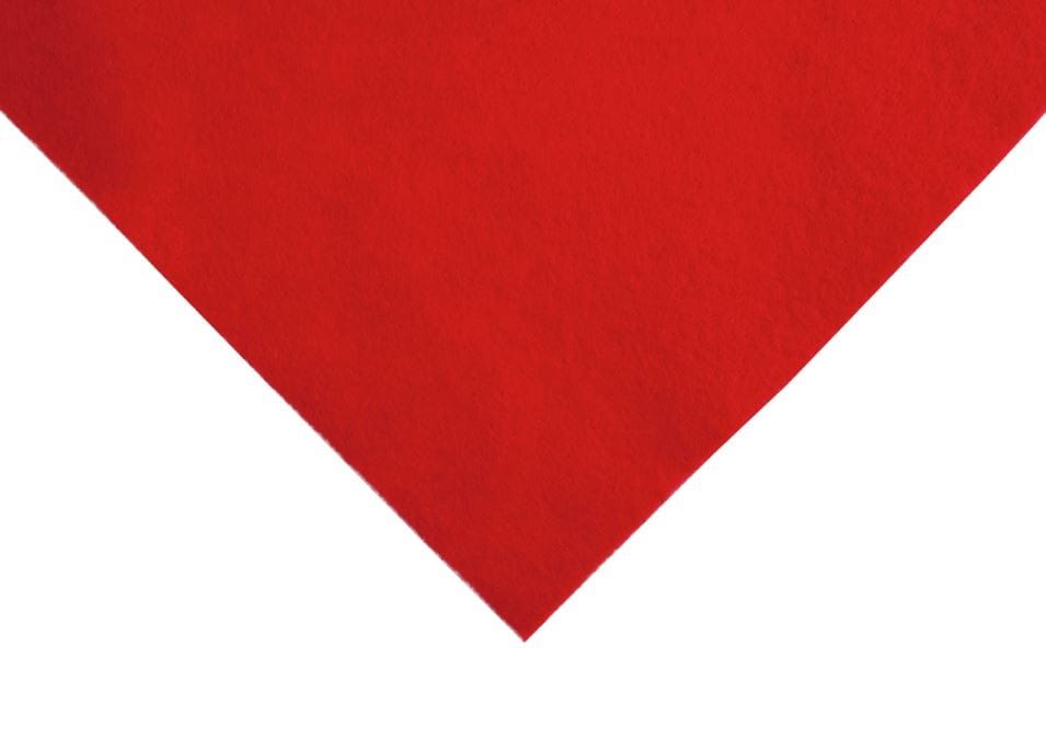 Trimits Felt 23x30cm Acrylic Felt Red  - The Sewing Studio