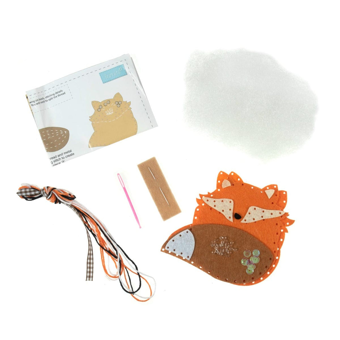 Trimits Felting Kits Felt Decoration Kit Fox - The Sewing Studio